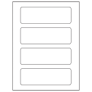 6.5" x 2.0875"  Sheet Label