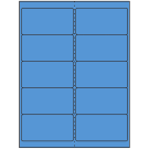 4" x 2"  Sheet Label