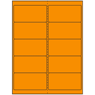 4" x 2"  Sheet Label