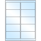4" x 2"  Sheet Label