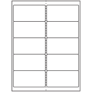 4" x 2"  Sheet Label