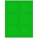 3.25" x 3"  Sheet Label