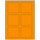 3.25" x 3"  Sheet Label