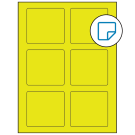 3.25" x 3"  Sheet Label