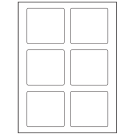3.25" x 3"  Sheet Label