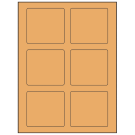 3.25" x 3"  Sheet Label