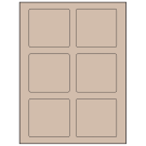 3.25" x 3"  Sheet Label