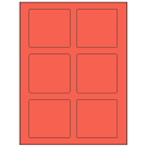 3.25" x 3"  Sheet Label