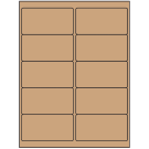 4" x 2"  Sheet Label