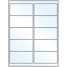 4" x 2"  Sheet Label