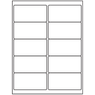 4" x 2"  Sheet Label