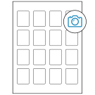 1.5" x 1.875"  Sheet Label