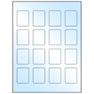 1.5" x 1.875"  Sheet Label