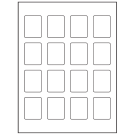 1.5" x 1.875"  Sheet Label