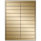 4" x 1"  Sheet Label