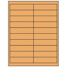 4" x 1"  Sheet Label