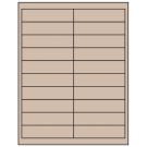 4" x 1"  Sheet Label