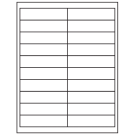 4" x 1"  Sheet Label