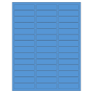 2.625" x 0.75"  Sheet Label