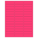 2.625" x 0.75"  Sheet Label