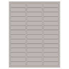 2.625" x 0.75"  Sheet Label