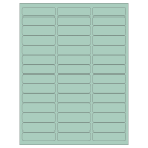2.625" x 0.75"  Sheet Label