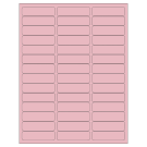 2.625" x 0.75"  Sheet Label