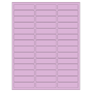 2.625" x 0.75"  Sheet Label