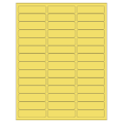 2.625" x 0.75"  Sheet Label