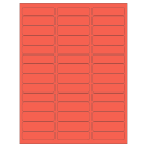 2.625" x 0.75"  Sheet Label