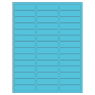 2.625" x 0.75"  Sheet Label