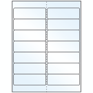 4" x 1.33"  Sheet Label