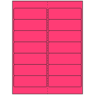 4" x 1.33"  Sheet Label