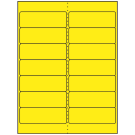 4" x 1.33"  Sheet Label