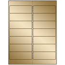 4" x 1.33"  Sheet Label