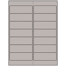 4" x 1.33"  Sheet Label