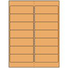 4" x 1.33"  Sheet Label