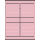 4" x 1.33"  Sheet Label