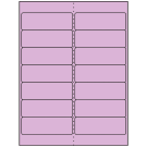 4" x 1.33"  Sheet Label