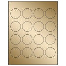 1.75" x 1.75"  Sheet Label