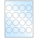 1.75" x 1.75"  Sheet Label