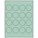 1.75" x 1.75"  Sheet Label