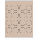 1.75" x 1.75"  Sheet Label