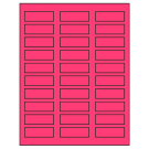 2.25" x 0.75"  Sheet Label