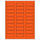 2.25" x 0.75"  Sheet Label