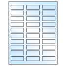 2.25" x 0.75"  Sheet Label