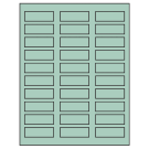 2.25" x 0.75"  Sheet Label