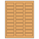 2.25" x 0.75"  Sheet Label