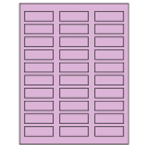 2.25" x 0.75"  Sheet Label