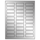 2.25" x 0.75"  Sheet Label